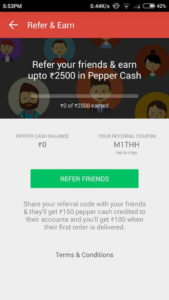 Peppertap refer earn