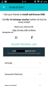 Ridlr Unlimited Invite & Earn