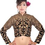 Buy La Yummy Black Silk Jacket Blouse @87% Off From Snapdeal