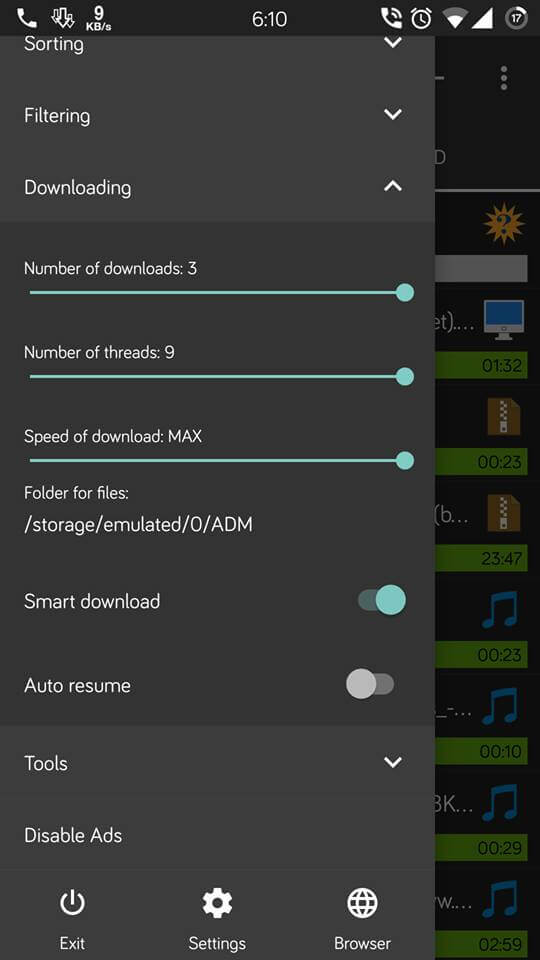 android download speed increase
