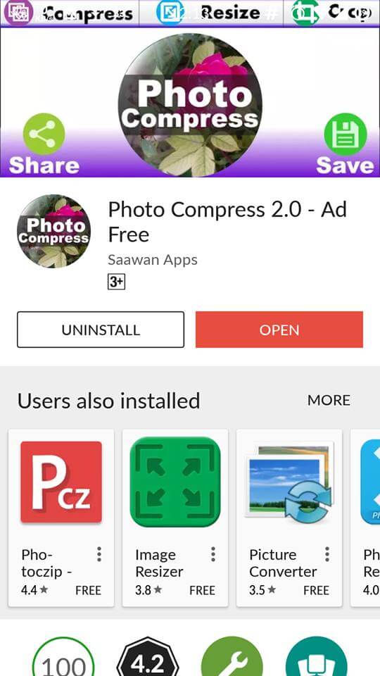 compress images in android