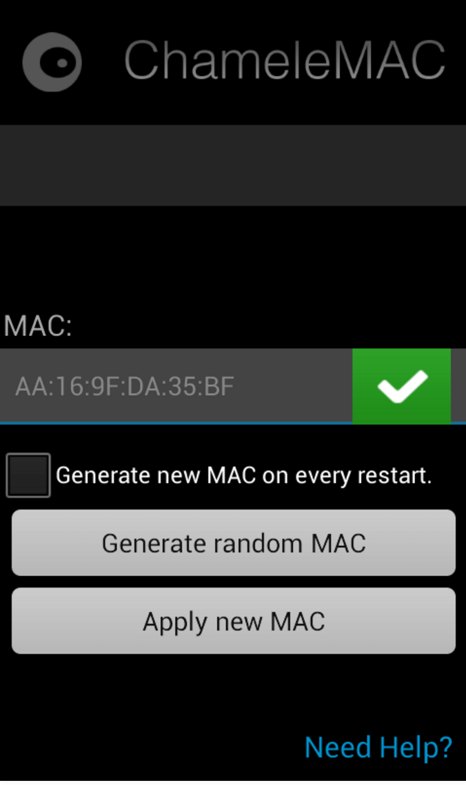 android mac address keeps changing