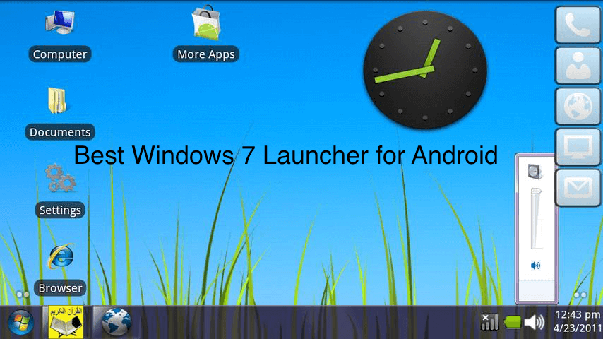 windows 7 launcher for android