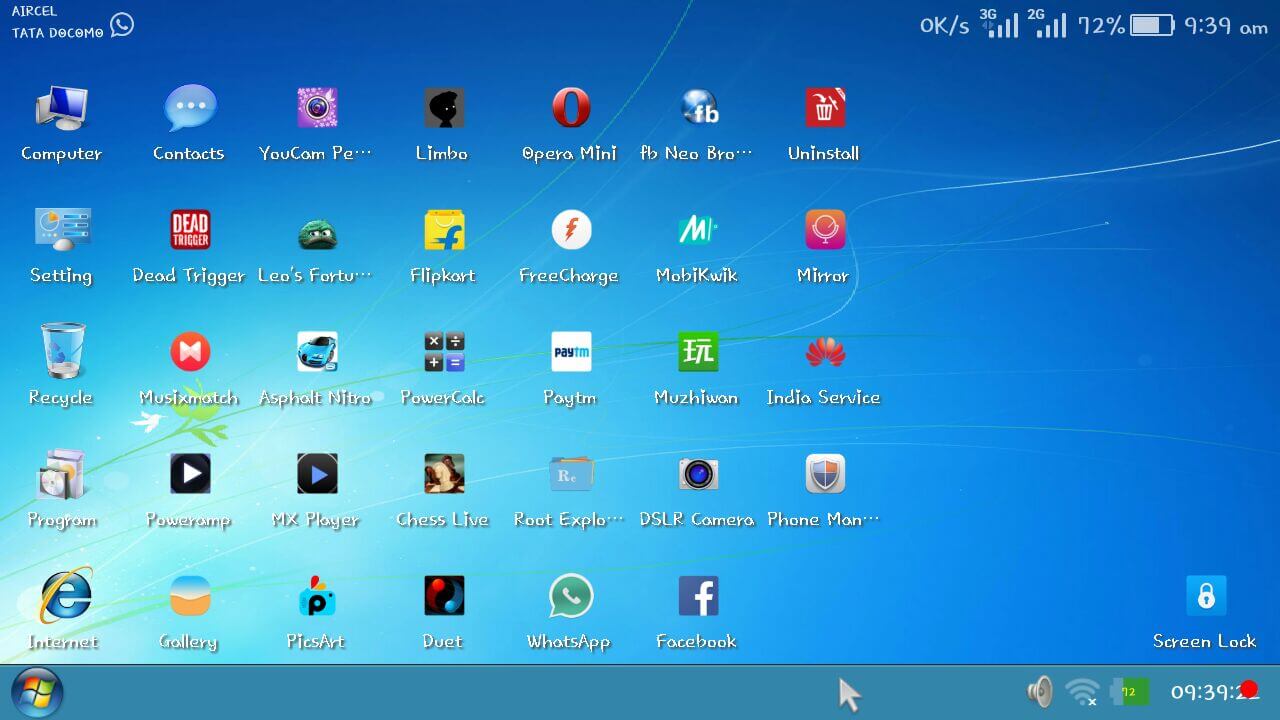 Download Real Windows 7 Launcher for Android (Windows 7 ...