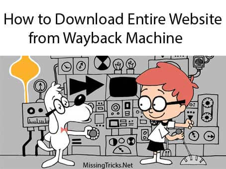 how to download website from wayback machine